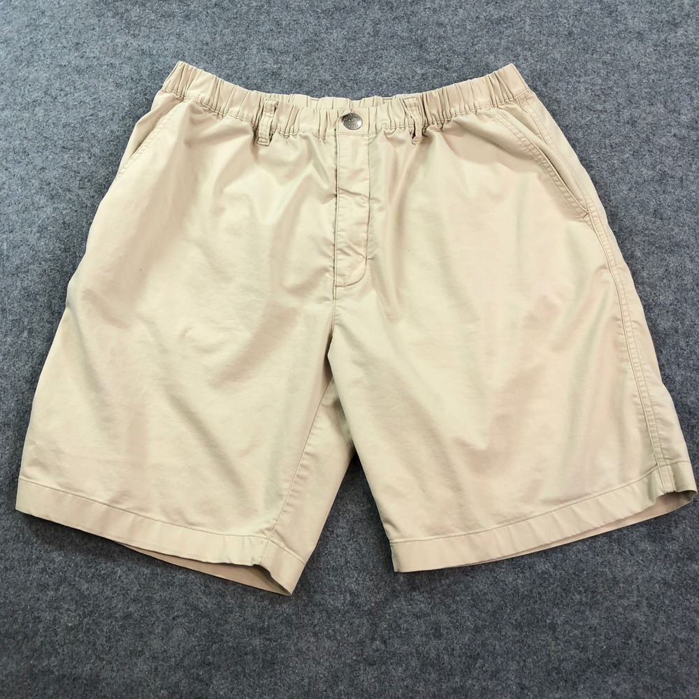 Chubbies Golf Mens Shorts XL-LARGE Khaki Beige Stretch Waist 30" 9" Inseam